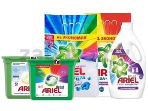 Стиральный порошок, гель или капсулы для стирки Ariel, в ассортименте