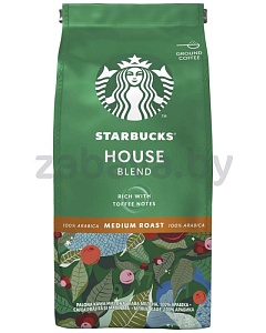 Кофе Starbucks молотый, натуральный, жареный, 200 г, в ассортименте