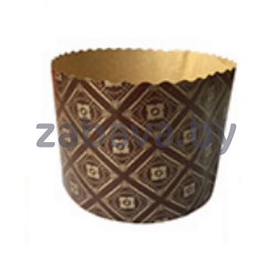 Форма бумажная для кулича, 90×90 или 110×85 мм