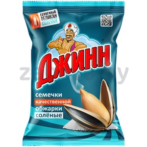 Семена подсолнечника «Джинн солнечный великан», жареные, соленые, 100 г