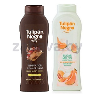 Гель для душа Tulipan Negro, 650 мл, шок. пралине или дыня