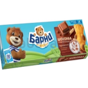 Пирожное «Медвежонок Барни» с шок. нач., 150 г