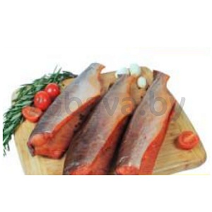 Горбуша дальневосточная, подкопч. спинка, 1 кг