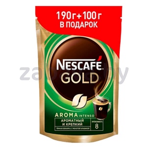 Кофе растворимый Nescafe Gold Aroma Intenso, 290 г
