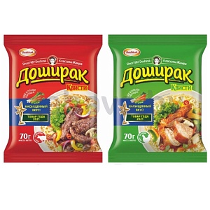 Лапша «Доширак» «Квисти» говядина/курица, 70 г