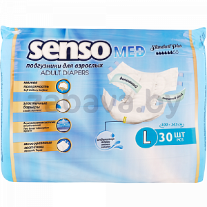 Подгузники Senso Med, для взрослых, размер L, 30 шт.