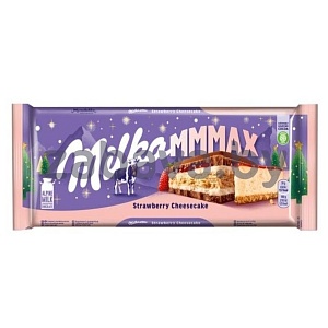 Шоколад Milka Mmmax, клубничн. чизкейк, 300 г