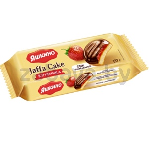 Печенье «Яшкино» Jaffa cake, клубника, 137 г