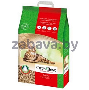 Наполнитель древесный комкующийся Cat’s Best Original, 4,3 кг (10 л)