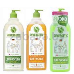 Средство для мытья посуды Synergetic, 1 л, в ассорт.