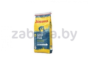 Корм Josera для взрослых собак с чувствительным пищеварением, с уткой и рисом, SensiPlus (24/12), 15 кг