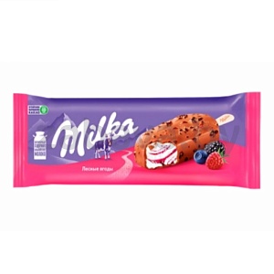 Мороженое слив. Milka с наполн. лесные ягоды, 64 г
