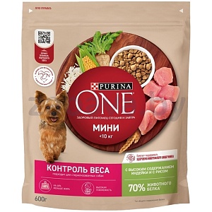 Корм сухой для собак Purina One, мини, 600 г