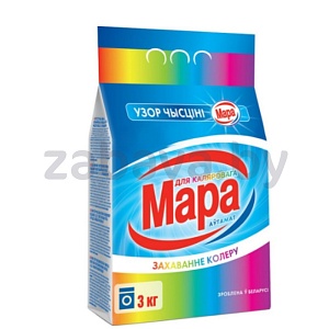 Порошок «Мара», для цветного белья, 3 кг