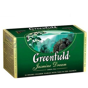 Чай Greenfield, Jasmine Dream, зел., 25 пак.