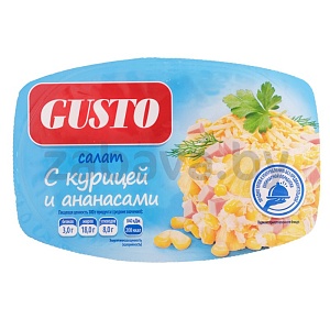 Салат Gusto «С курицей и ананасами», 220 г