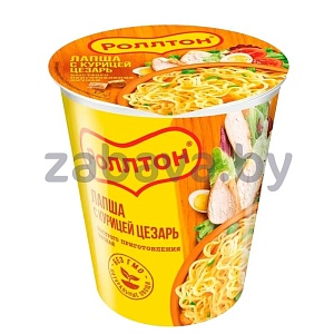 Лапша «Роллтон», курица цезарь, 70 г