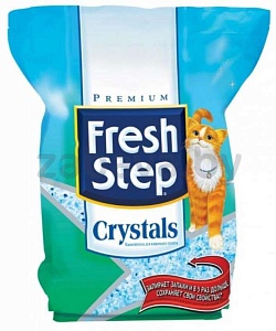 Наполнитель силикагелевый Fresh Step Crystals без запаха, 1,81 кг