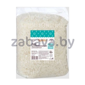 Крупа рис Spello длиннозерный, шлифованный, 800 г