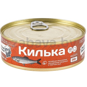 Килька «Рыбная деревня», обжар., в т/с, 240 г