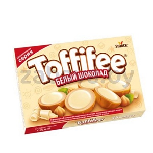 Конфеты Toffifee, белый шоколад, 125 г