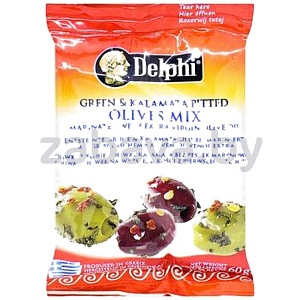Оливки Delphi, микс, Греция, 60 г