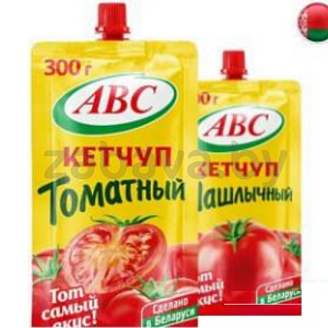 Кетчуп ABC, томатный или шашлычный, 300 г