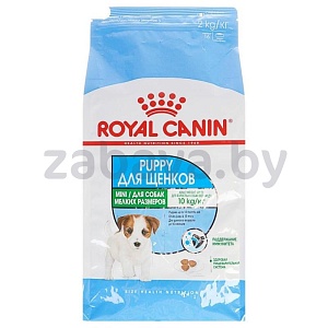 Royal Canin Mini Junior корм для щенков мелких пород от 2 до 10 месяцев, 2 кг (упаковка)