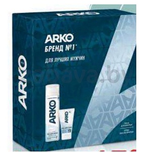 Набор Arko Men Sensitive, пена д/бритья и крем после бритья, 200+50 мл