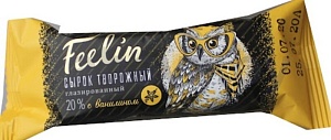 Сырок творожный Feelin с ванилином, 20%, 40 г