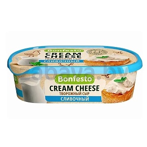 Сыр мягкий Bonfesto Cream Cheese, 65% 140 г, в ассорт.