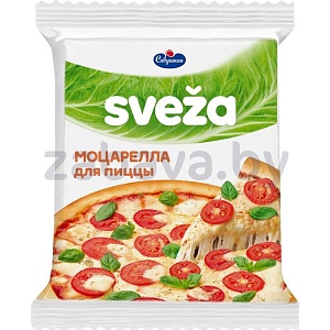 Сыр Sveza, моцарелла для пиццы, 40%, 200 г