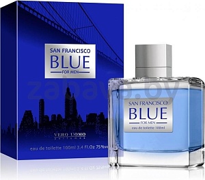 Мужская туалетная вода San Francisco Blue, 100 мл