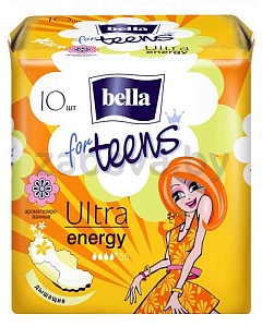 Прокладки Bella Bella for Teens Ultra Energy, 10 шт.