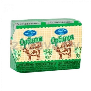 Сыр «Орбита» плавленый, 20%, 90 г