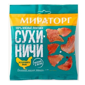 Сухиничи из куриного филе «Мираторг», снеки, 40 г