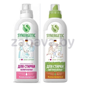 Гель для стирки Synergetic, 750 мл, в ассорт.