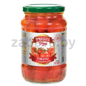 Томаты маринов. «Принцесса вкуса», 720 мл