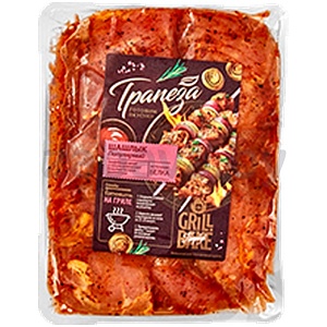 Шашлык из свинины «Трапеза», популярный, п/ф, 1 кг