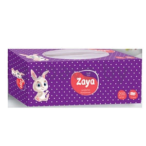 Салфетки бумажные Zaya, 2 слоя, 200 шт.