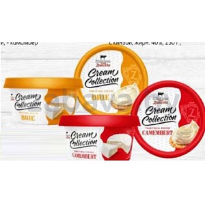 Сыр Cream Collection, плавл., 28-35%, бри или камамбер