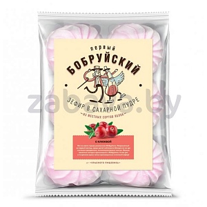 Зефир «Первый бобруйский», клюквенный, 250 г