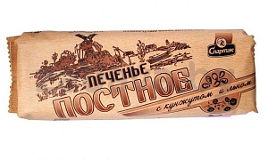 Печенье постное «Спартак», с кунжутом и льном, 220 г
