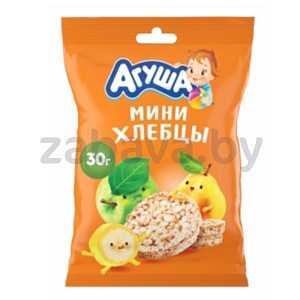 Хлебцы «Агуша», в ассортименте, 30 г