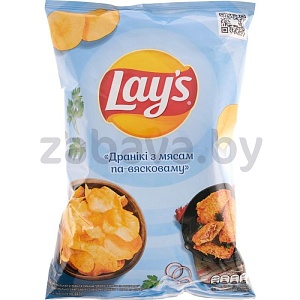 Чипсы Lay’s, 140 г, соль/драники с мясом
