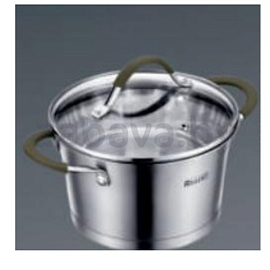 Кастрюля Regent inox, со стеклянн. крышкой, 3,2 л