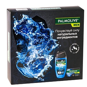Набор подар. Palmolive Men, гель для душа, 250 мл + мыло, 90 г