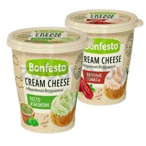 Сыр творожный Bonfesto Cream Cheese, 65%, 125 г, в ассортименте