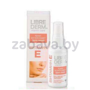 Крем для лица Librederm, вит. Е, антиоксидант, 50 мл