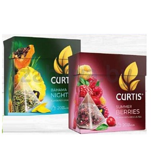 Чай Curtis Summer Berries или Bahama Nights, 20 пирамидок
